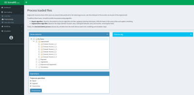 Preprocessing tab